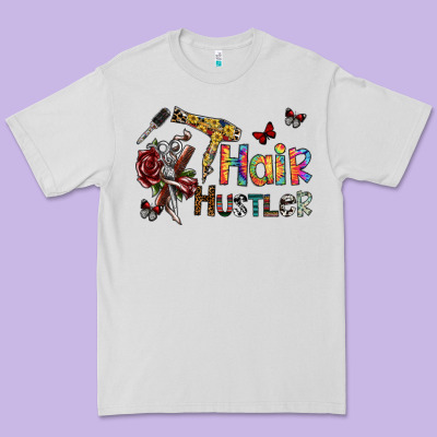 Hair Hustler 2 Premium Tee Designed By Sublimationcraftshop