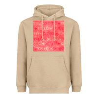 Mushroom valentines day xoxo seamless pattern Heavyweight Hoodie - BundleAndBundleShop