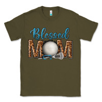 Army Green western blessed mom with lacrosse Classic Tee - texasbilliewilder