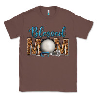 Chestnut western blessed mom with lacrosse Classic Tee - texasbilliewilder