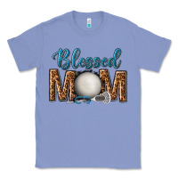 Colony Blue western blessed mom with lacrosse Classic Tee - texasbilliewilder