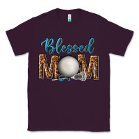 Plum western blessed mom with lacrosse Classic Tee - texasbilliewilder