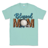 Seafoam western blessed mom with lacrosse Classic Tee - texasbilliewilder