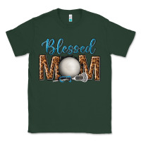 Sports Green western blessed mom with lacrosse Classic Tee - texasbilliewilder