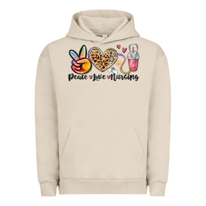 Peace Love Nursing Urban Hoodie by MaliasSmallBusiness | Teevron