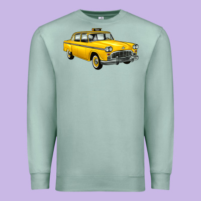 Taxi Cab Premium Sweatshirt Designed By Artiststas