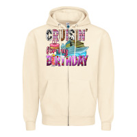 Sandshell Cruisin' for my birthday Zipper Hoodie - texasbilliewilder