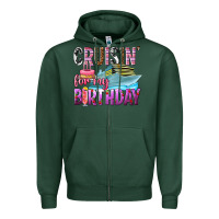 Sports Green Cruisin' for my birthday Zipper Hoodie - texasbilliewilder