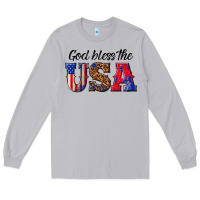 Moon Dust god bless the usa Long Sleeve Tee - texasbilliewilder