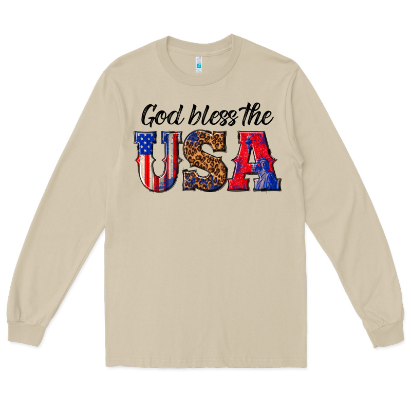 God Bless The Usa Long Sleeve Tee by texasbilliewilder | Teevron