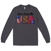 Smoke god bless the usa Long Sleeve Tee - texasbilliewilder