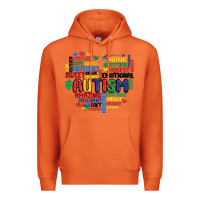 Carrot autism heart Premium Hoodie - MaliasSmallBusiness