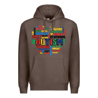 Coffee autism heart Premium Hoodie - MaliasSmallBusiness