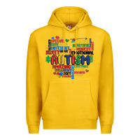 Lemon autism heart Premium Hoodie - MaliasSmallBusiness