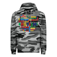 Slate Camo autism heart Premium Hoodie - MaliasSmallBusiness