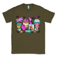 Army Green eyelash coffee cups Classic Tee - Zillion Design Studio