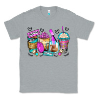 Heather Grey eyelash coffee cups Classic Tee - Zillion Design Studio
