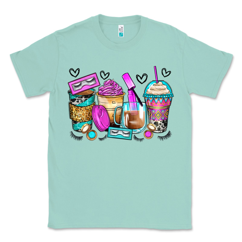 Eyelash Coffee Cups Classic Tee by Zillion Design Studio | Teevron