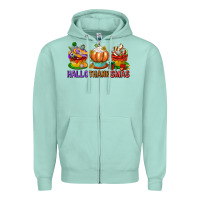 Seafoam hallothanksmas cupcakes Zipper Hoodie - texasbilliewilder