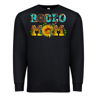 Black rodeo mom Premium Sweatshirt - AdoDesignShop