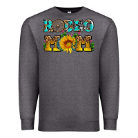 Charcoal Heather rodeo mom Premium Sweatshirt - AdoDesignShop
