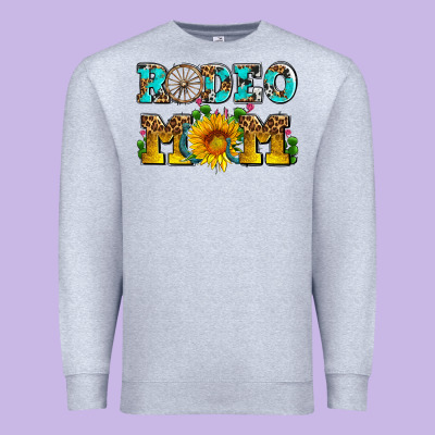 Rodeo Mom Premium Sweatshirt Designed By Adodesignshop