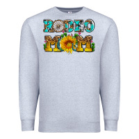 Heather Grey rodeo mom Premium Sweatshirt - AdoDesignShop