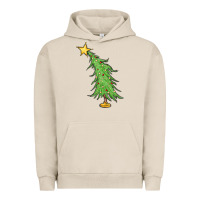 Pigment French Oak trendy christmas tree Urban Hoodie - MaliasSmallBusiness