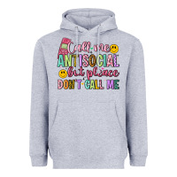 Heather Grey call me antisocial but please don't call me Heavyweight Hoodie - Artiststas