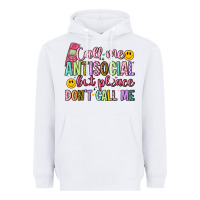White call me antisocial but please don't call me Heavyweight Hoodie - Artiststas