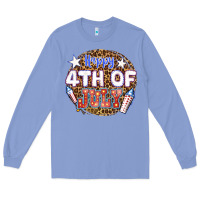Colony Blue happy 4th of july billie wilder Long Sleeve Tee - texasbilliewilder