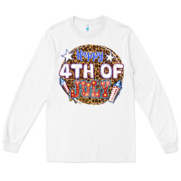 White happy 4th of july billie wilder Long Sleeve Tee - texasbilliewilder