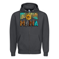 Smoke mama sunflower junkie Zipper Hoodie - Zillion Design Studio