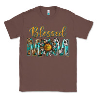 Chestnut western blessed mom with sunflower Classic Tee - texasbilliewilder
