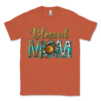 Copper western blessed mom with sunflower Classic Tee - texasbilliewilder