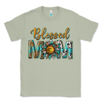 Matcha western blessed mom with sunflower Classic Tee - texasbilliewilder