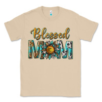 Mushroom western blessed mom with sunflower Classic Tee - texasbilliewilder