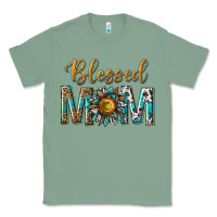 Sage western blessed mom with sunflower Classic Tee - texasbilliewilder