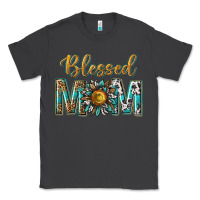 Smoke western blessed mom with sunflower Classic Tee - texasbilliewilder