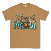 Toasted Coconut western blessed mom with sunflower Classic Tee - texasbilliewilder
