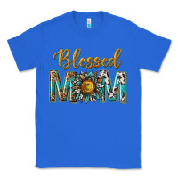 True Royal western blessed mom with sunflower Classic Tee - texasbilliewilder