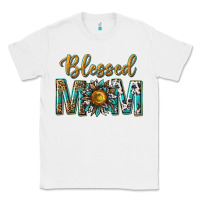 White western blessed mom with sunflower Classic Tee - texasbilliewilder