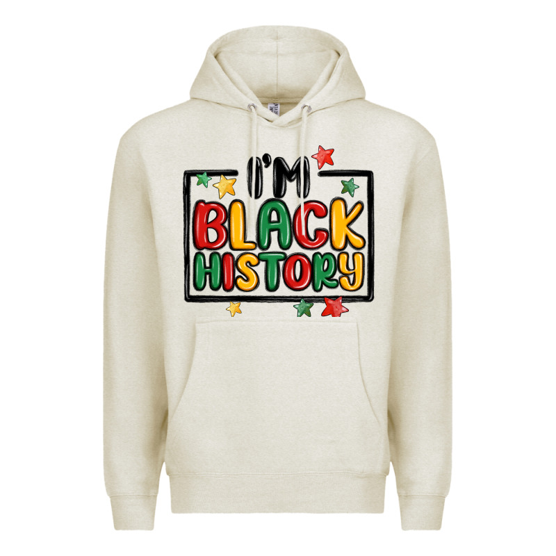 I'm Black History Premium Hoodie by MaliasSmallBusiness | Teevron