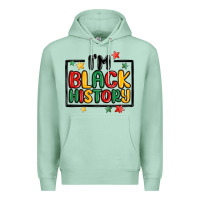 Seafoam i'm black history Premium Hoodie - MaliasSmallBusiness