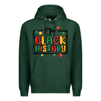 Sports Green i'm black history Premium Hoodie - MaliasSmallBusiness