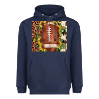 Navy football leopard cowhide sunflower Heavyweight Hoodie - JahusDesignShop