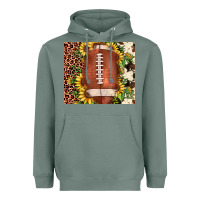 Sage football leopard cowhide sunflower Heavyweight Hoodie - JahusDesignShop