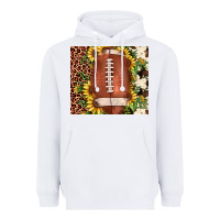 White football leopard cowhide sunflower Heavyweight Hoodie - JahusDesignShop