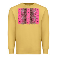 Antique Gold ribbon brush stoke Premium Sweatshirt - JahusDesignShop