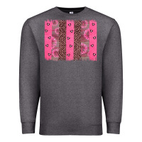 Charcoal Heather ribbon brush stoke Premium Sweatshirt - JahusDesignShop